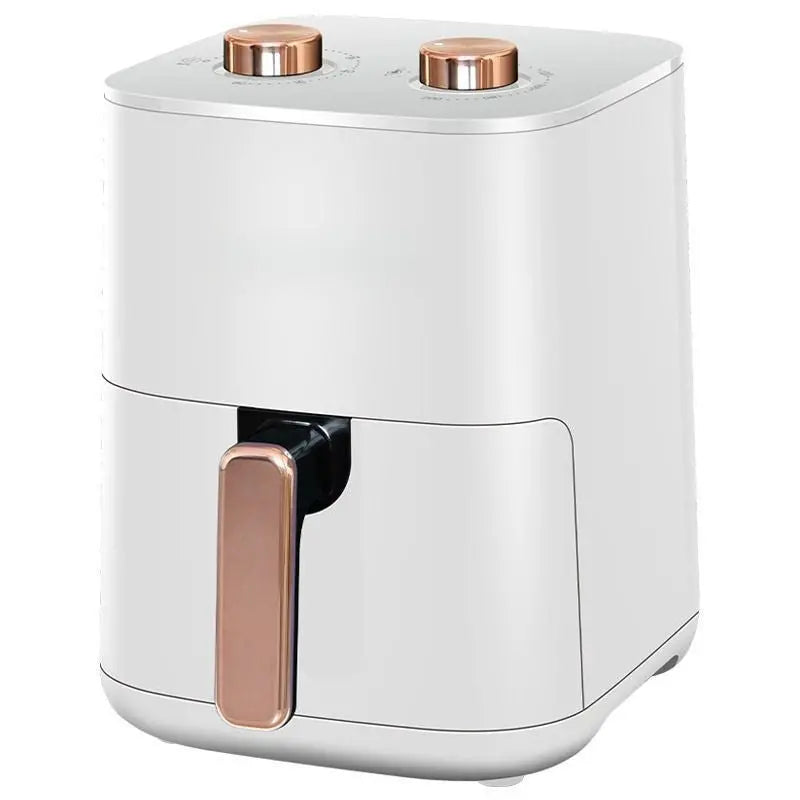 6L Rotary Basket Air Fryer  Mechanical Operation with Even-Cook Technology