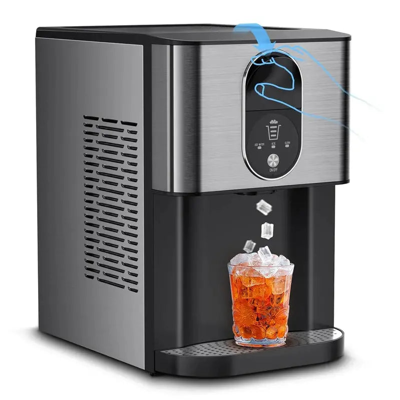 Countertop Nugget Ice Maker  44 lbs/24H Output, Built-In Dispenser