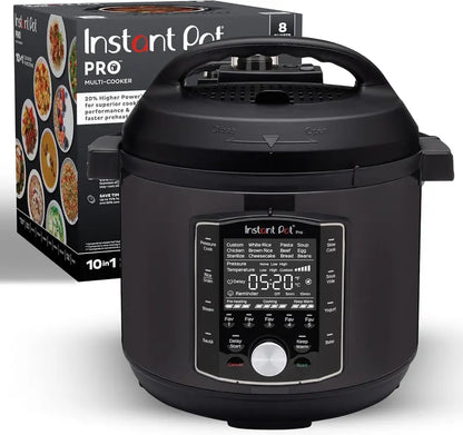 10-in-1 Smart Pressure Cooker  Slow Cook, Steam, Sauté, Yogurt, Sous Vide & More + Recipe App (800+ Options)