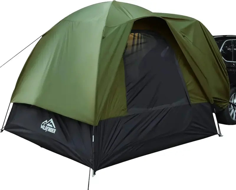 Heavy-Duty SUV Camping Tent with PU3000mm Rainfly — Double-Layer Waterproof Car Tent