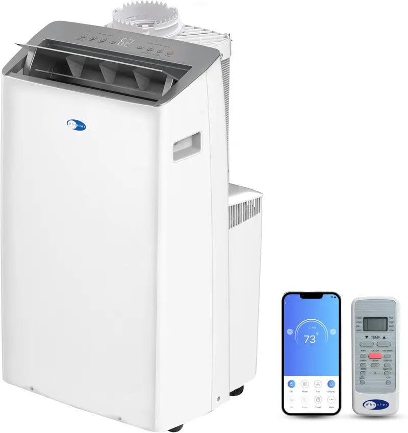 Whynter ARC-1230WN NEX Inverter Portable AC: 14,000 BTU Dual-Hose Cooling, Smart Wi-Fi, Dehumidifier & Fan for Up to 600 Sq. Ft.