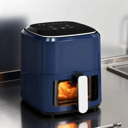 6L Touchscreen Air Fryer  Oil-Free Smart Cooking with HD Display