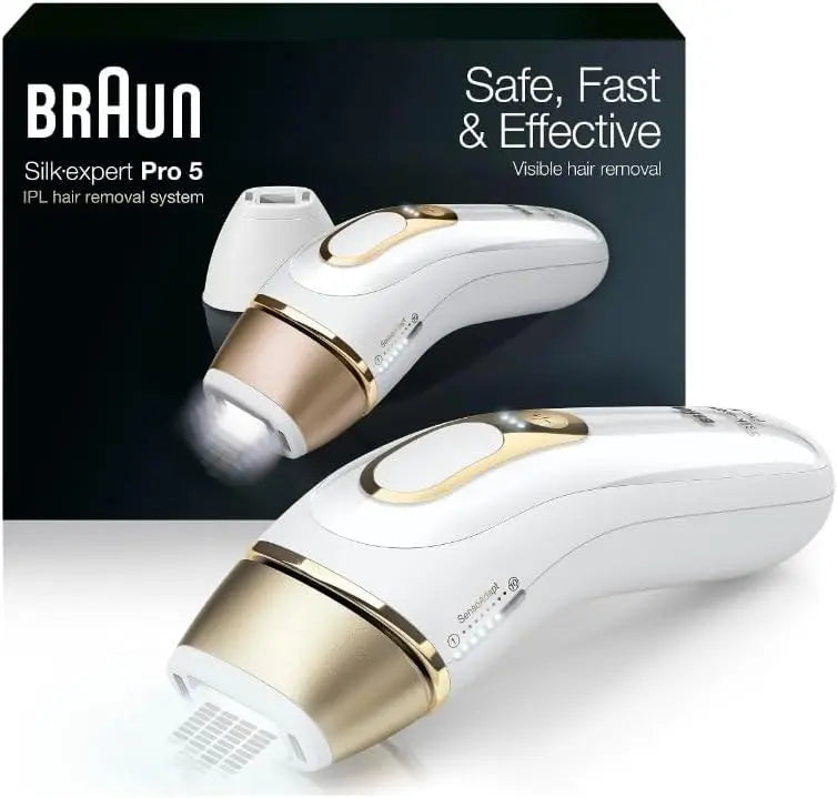 Braun Silk·expert Pro 5 IPL Hair Removal Device  Gentle, Long-Lasting, Full-Body Solution for Women & Men