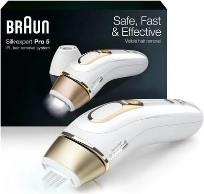 Braun Silk·expert Pro 5 IPL Hair Removal Device  Gentle, Long-Lasting, Full-Body Solution for Women & Men