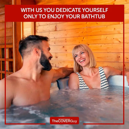 Custom-Fit Energy-Efficient Hot Tub Cover  Climate-Resistant, Tapered Design