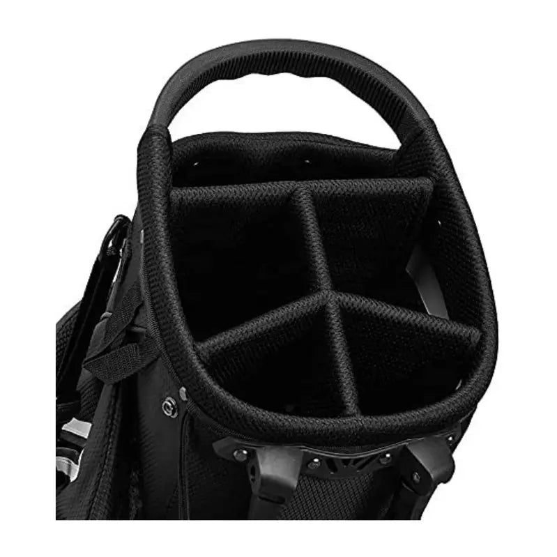 TaylorMade 5.0 Stand Golf Bag — Lightweight, Dual Strap, Black/White Design