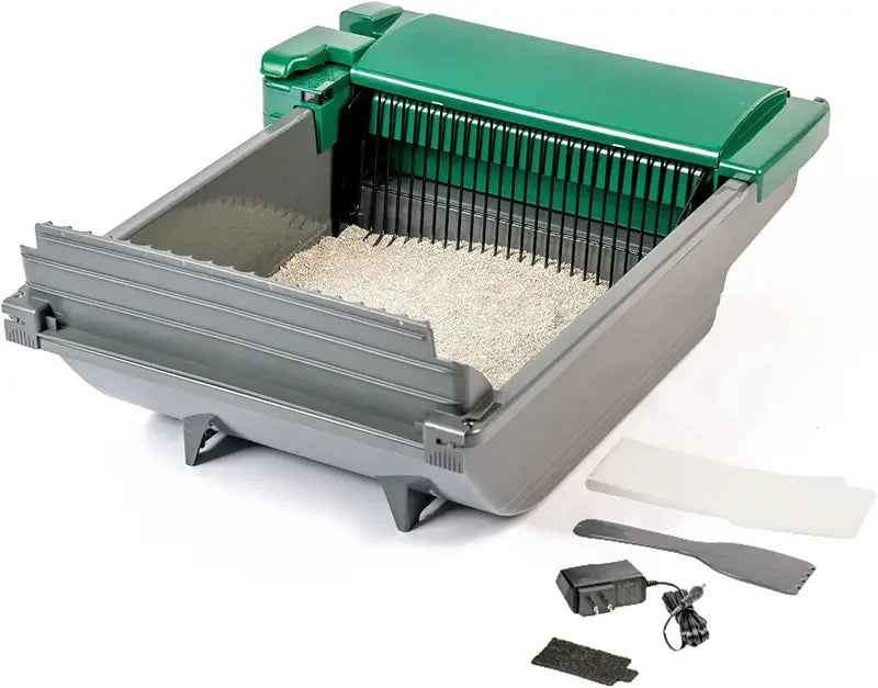 Pet Zone SmartScoop Self-Cleaning Cat Litter Box  No Refills Required