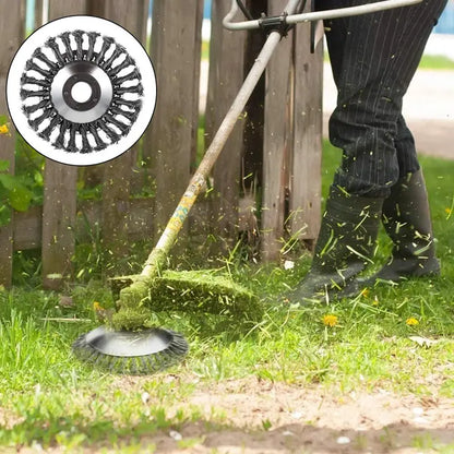 Heavy-Duty Wire Grass Trimmer Head  Unbreakable Replacement Mowing Spool