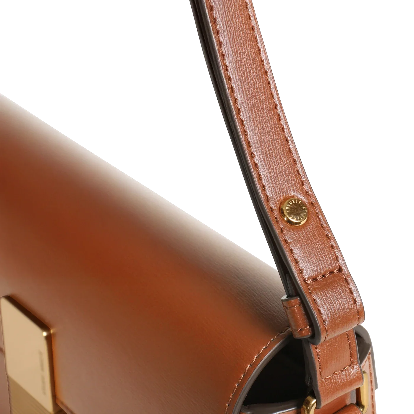 Monceau Baguette - Cuir Box Camel