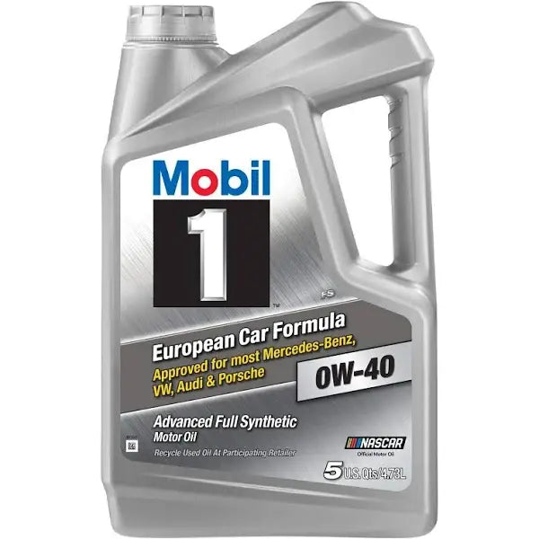 Mobil 1 0W-40 Synthetic Motor Oil, 5-Quart Bottle