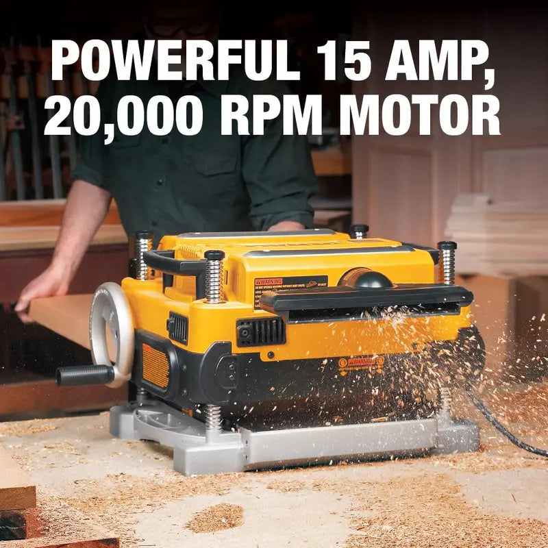 DEWALT Thickness Planer 13 2 Speed 3 Knife