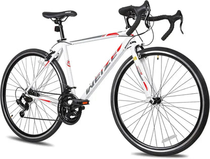 WEIZE 700C Road Bike  Shimano 14-Speed Commuter Bicycle with Drop Handlebars for Urban Riding