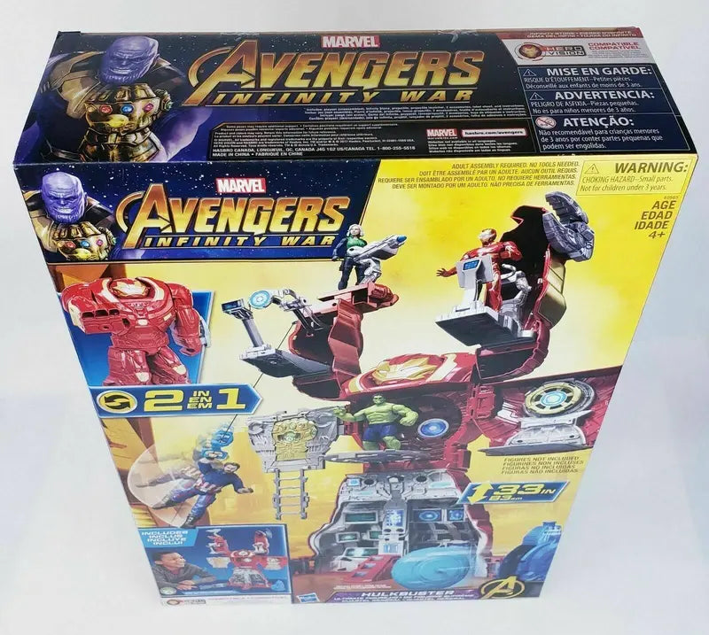 Hasbro Marvel Avengers Hulkbuster Ultimate Action Figure Playset  Includes Tower Base & Roto-Blade Launcher