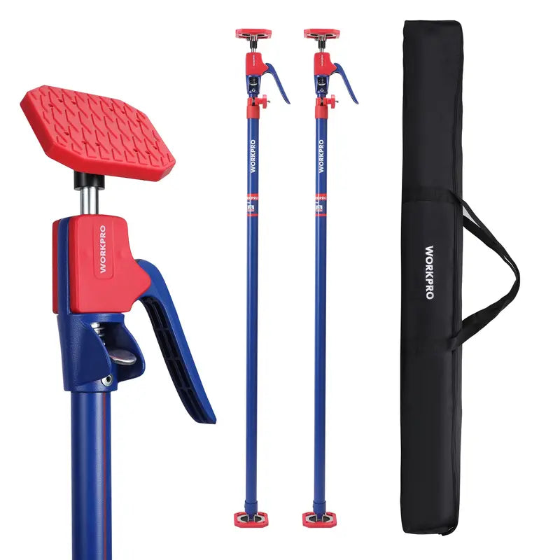 WORKPRO Adjustable Cabinet Support Jack Pole for Safe Installation