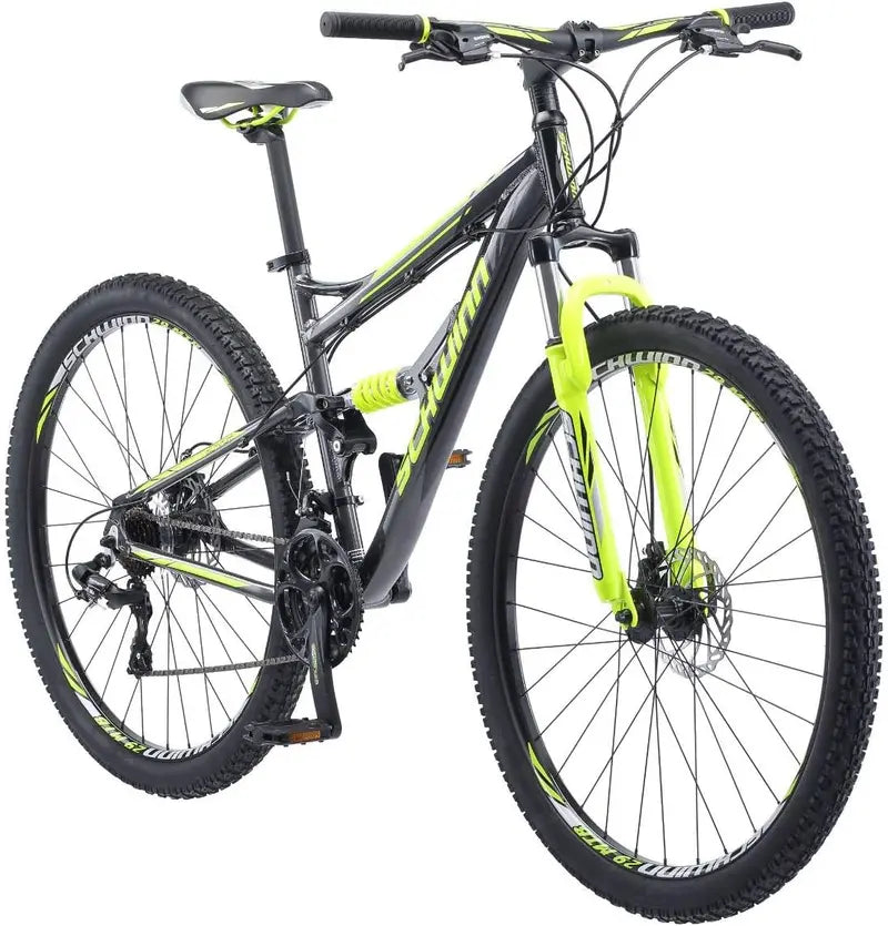 Schwinn Traxion Full-Suspension Mountain Bike  29-Inch Wheels, Versatile Off-Road Performance