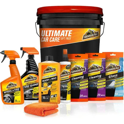 Armor All Ultimate 10-Piece Car Care Gift Set  Essential Cleaners & Protectors