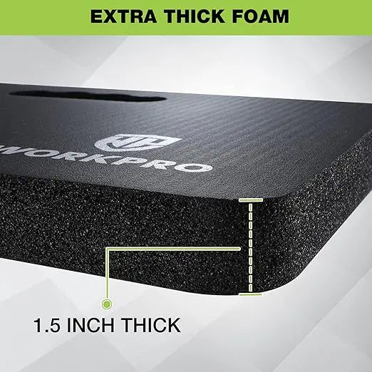 WORKPRO Extra-Thick Dual Kneeling Pad Set for Gardening, Baby Care, and Fitness Use
