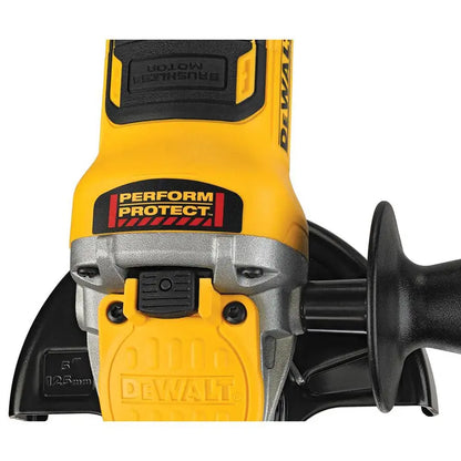 DEWALT 20V MAX* POWER DETECT XR Brushless 4-1/2-5In Small Angle Grinder Kit DCG415W1 from DEWALT