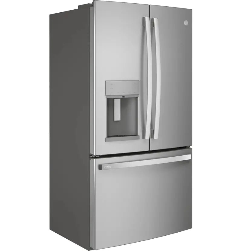 GE Profile ENERGY STAR French-Door Refrigerator  27.7 Cu. Ft., Fingerprint-Resistant Stainless Steel, Hands-Free AutoFill Dispenser