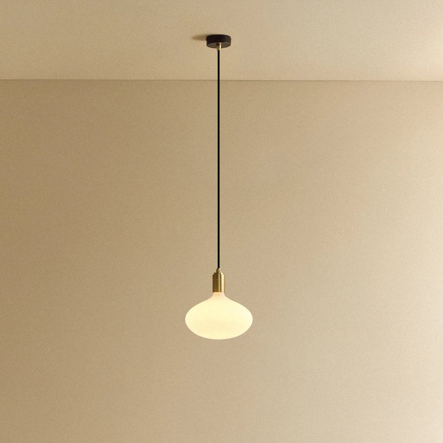 Oval II Pendant Light in Brass