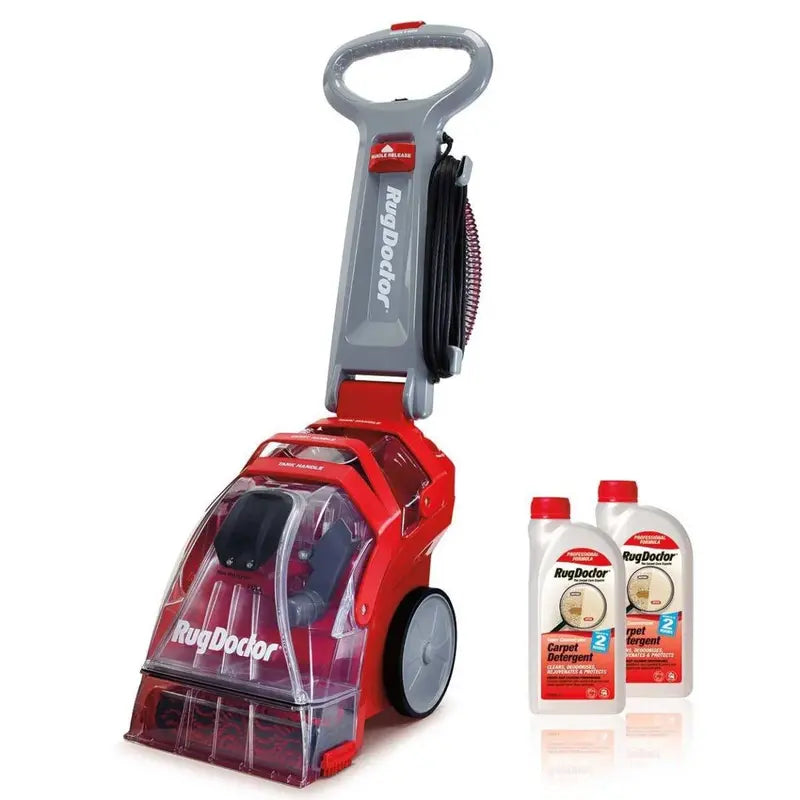 Rug Doctor Deep-Clean Carpet Cleaner Kit  Includes Two 1L Detergent Bottles