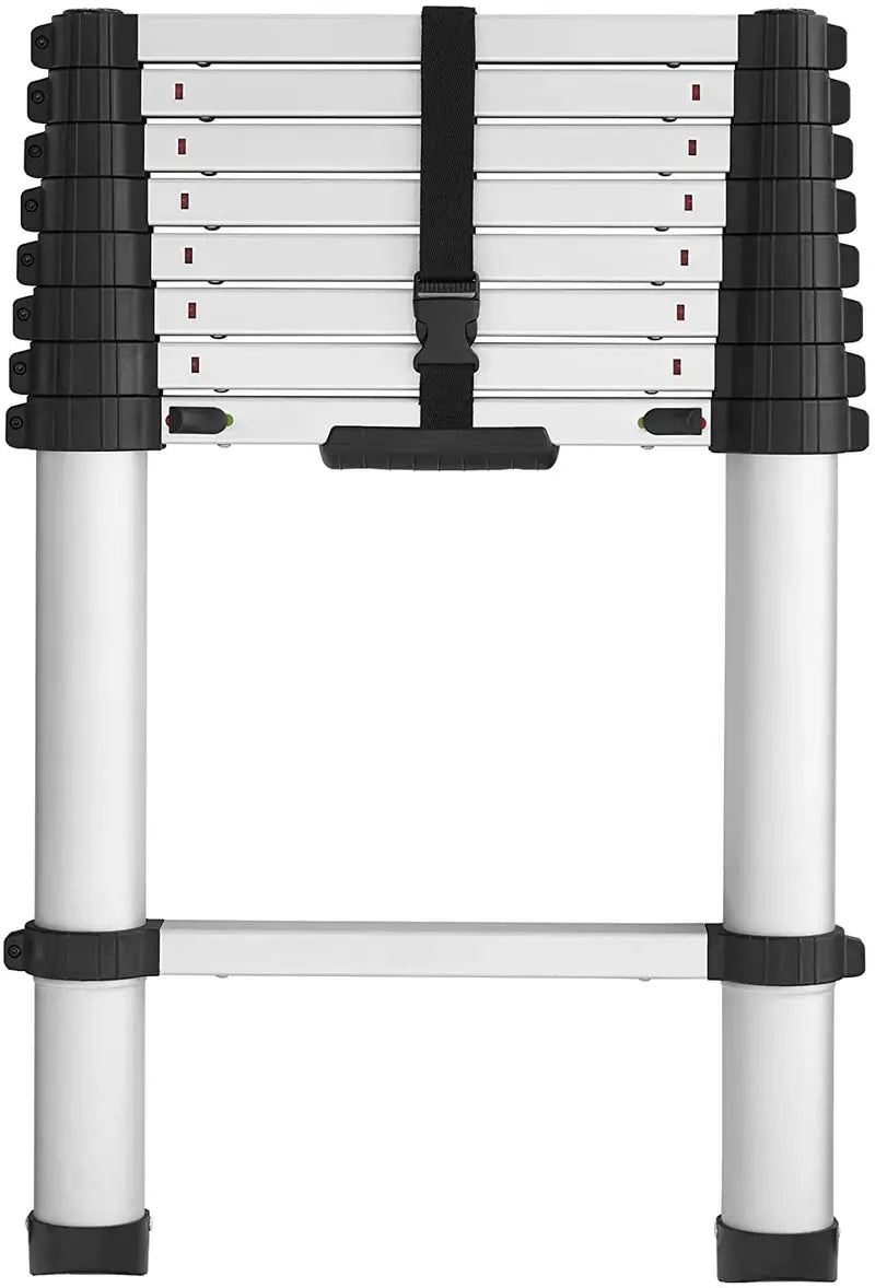 SmartClose Telescoping Aluminum Ladder  300-Lb Capacity, 12.5-Foot Reach with Soft-Close Locks