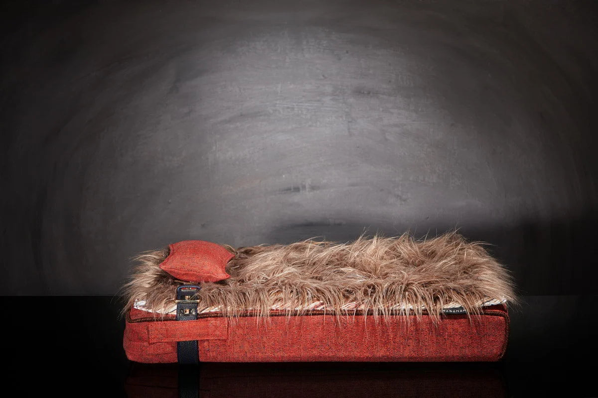 Lit pour chat « Inuit » rouge feu