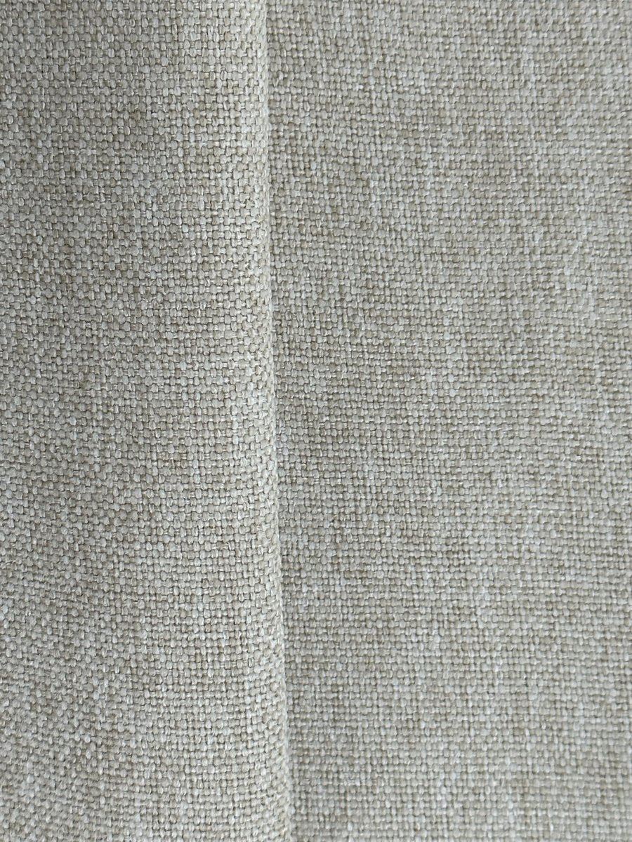 Fauteuil design tissu beige Pablo