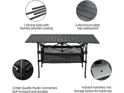 MPM Models Camping Table, Black