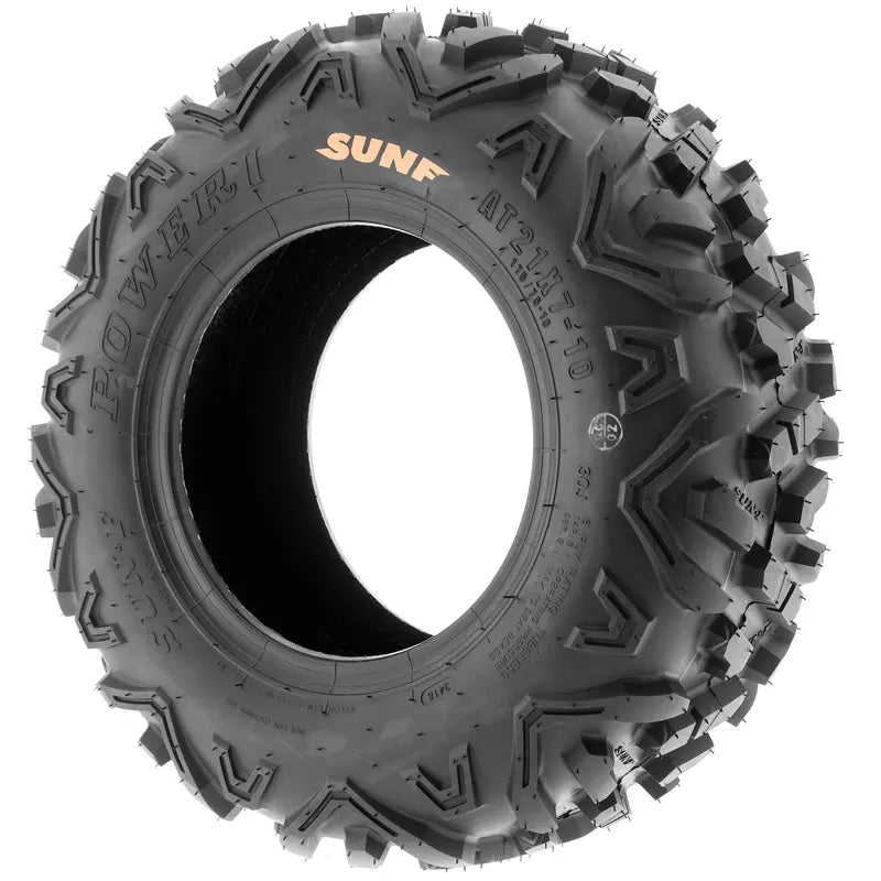 SunF 18×9.5-8 18×9.5×8 ATV UTV All Terrain AT Tire 6 PR A051 (Single)