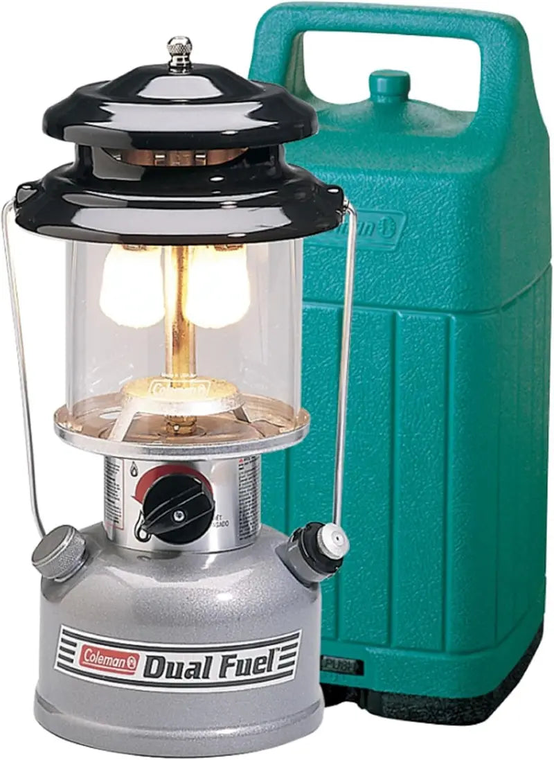 Coleman 700 Lumens Dual-Fuel Lantern with Carry Case, Adjustable Brightness, 7-Hour Runtime, Camping & Emergency Ready