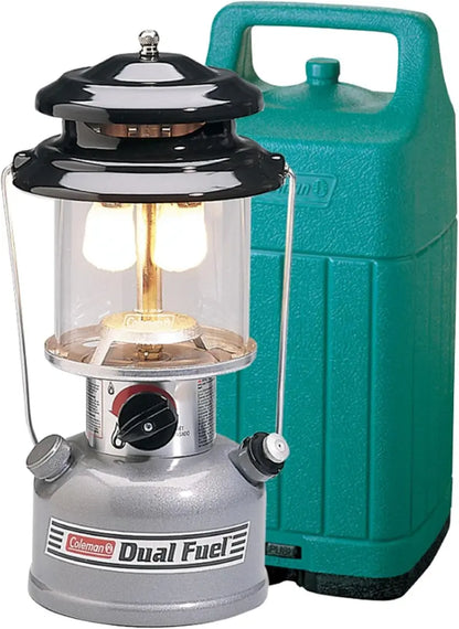 Coleman 700 Lumens Dual-Fuel Lantern with Carry Case, Adjustable Brightness, 7-Hour Runtime, Camping & Emergency Ready