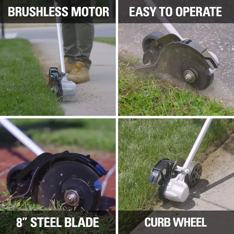 80V Cordless 8″ Brushless Edger  Lightweight, High-Torque Tool (Battery and Charger Sold Separately)