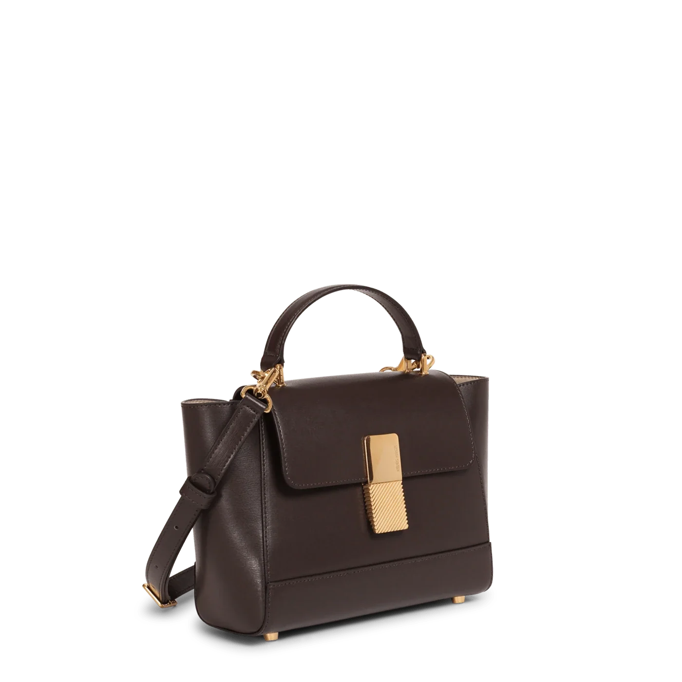 Mini Marly - Cuir Box Chocolat