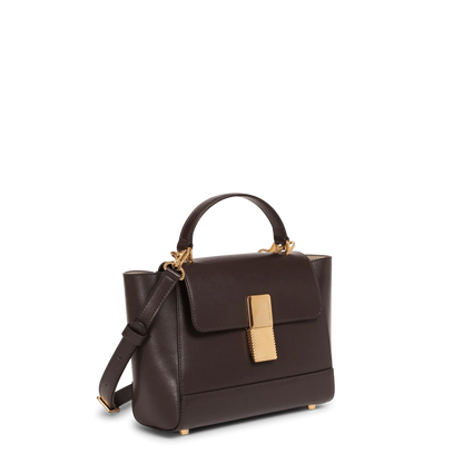 Mini Marly - Cuir Box Chocolat