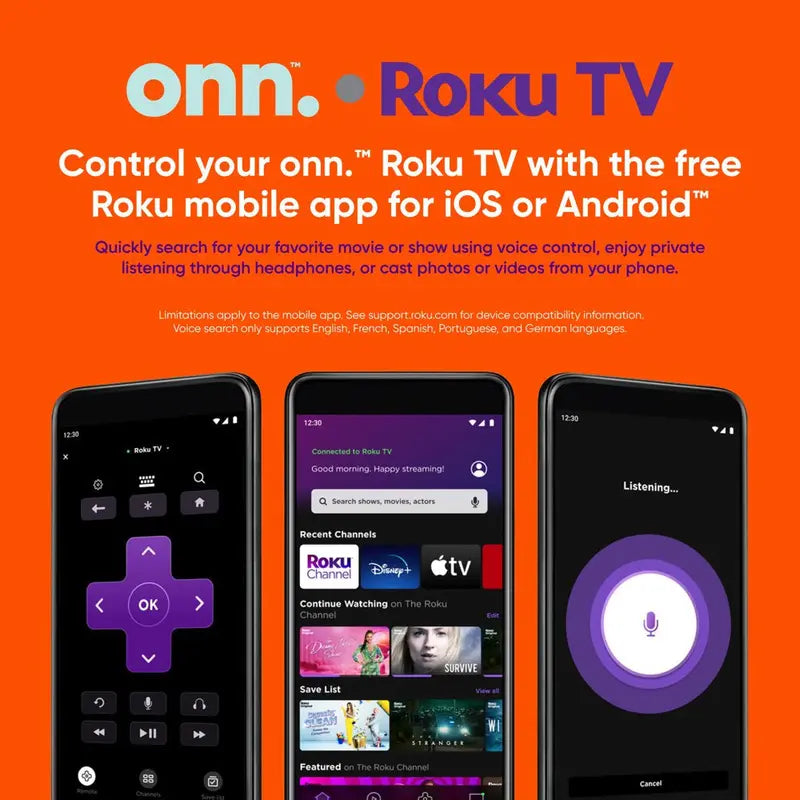50  Class 4K UHD (2160P) LED Roku Smart TV HDR
