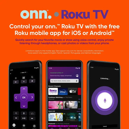 50  Class 4K UHD (2160P) LED Roku Smart TV HDR