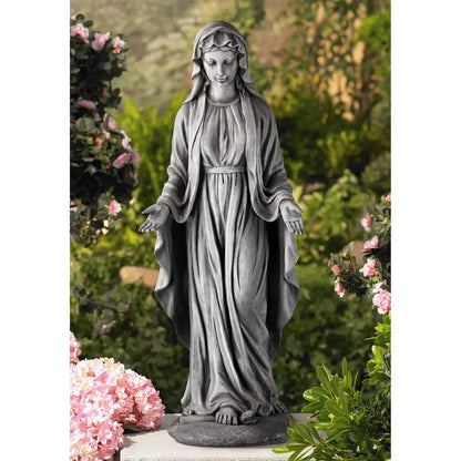 John Timberland Outdoor Statue 29 1/2″ High Virgin Mary Sculpture for Yard Garden Patio Deck Home Entryway Hallway