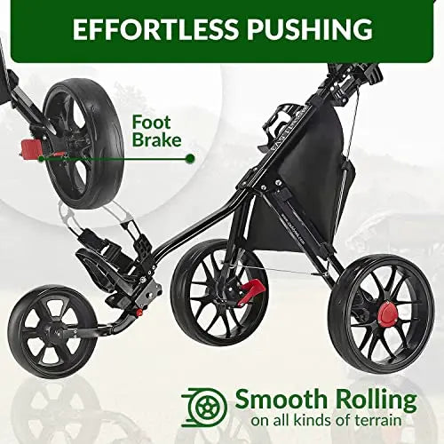Caddytek CaddyLite 11.5 V3 3 Wheel Golf Push Cart   SuperLite Deluxe, Lightweight