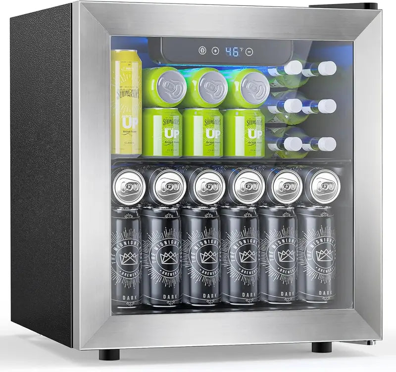 Electactic 3.2 cu. ft. Beverage Cooler  130-Can Mini Fridge with Drink Refrigeration
