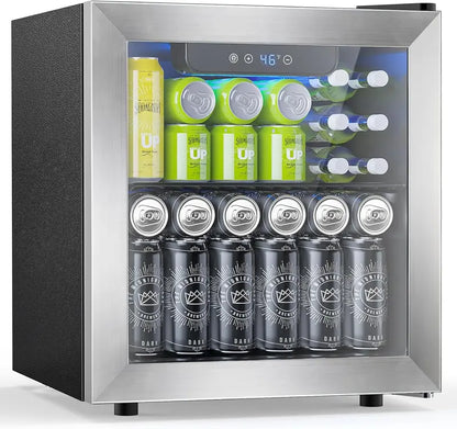 Electactic 3.2 cu. ft. Beverage Cooler  130-Can Mini Fridge with Drink Refrigeration