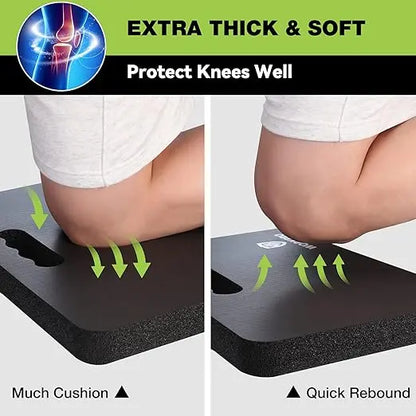 WORKPRO Extra-Thick Dual Kneeling Pad Set for Gardening, Baby Care, and Fitness Use