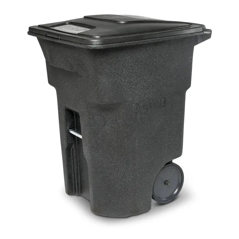 ANA96-00BKS 96-Gallon Wheeled Trash Can with Quiet-Close Lid