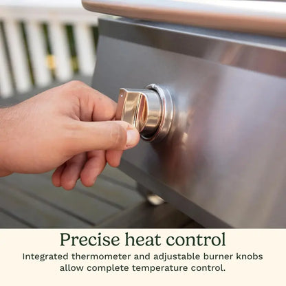 Cuisinart Chef’s Style Portable Propane Grill  Stainless Steel Tabletop Gas Grill (20,000 BTU)