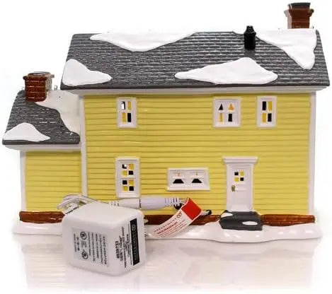 Lighted Griswold Vacation Home Ornament  Snow Village Christmas Architecture Display (7.48″, Multicolor)