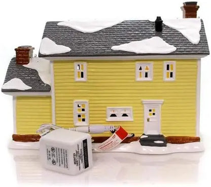 Lighted Griswold Vacation Home Ornament  Snow Village Christmas Architecture Display (7.48″, Multicolor)