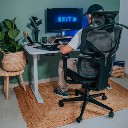 Chaise ergonomique de bureau - TERRANA en mousse et maille