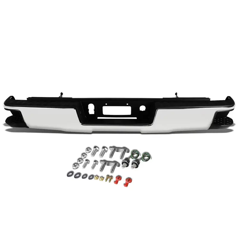 Chevy Silverado & GMC Sierra 1500 Rear Step Bumper  No Parking Sensor Holes (20142018)