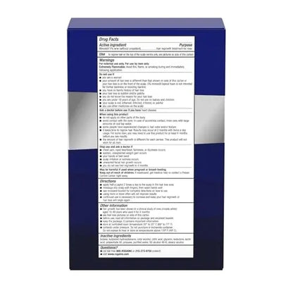 Rogaine 5% Minoxidil Foam for Men  3 Month Supply (60g Each Can)