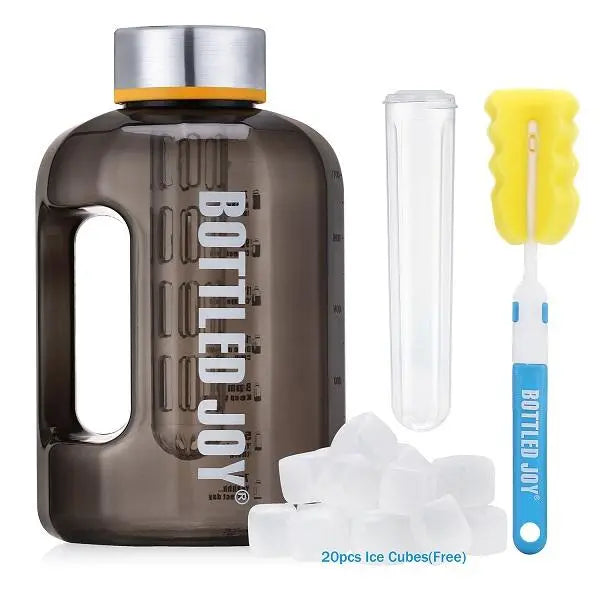 BOTTLED JOY Water Bottle with Built-in Filter, BPA-Free, 20oz  Ideal for Travel & Outdoor Activities